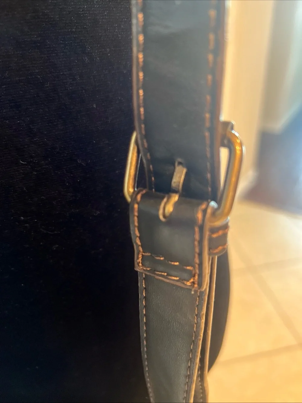 Black Leather Saddle Bag Crossbody Purse Women Shoulder Messenger Satchel Boho